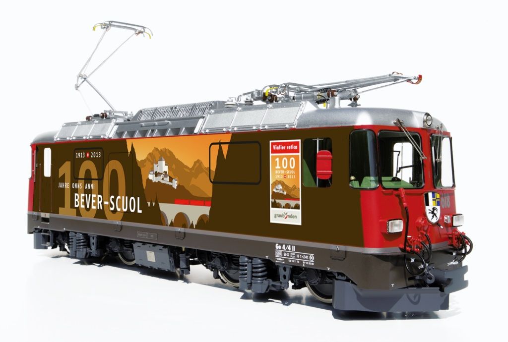 Farbe rot, Lampentyp eckig, Design 100 Jahre Bevor-Scuol